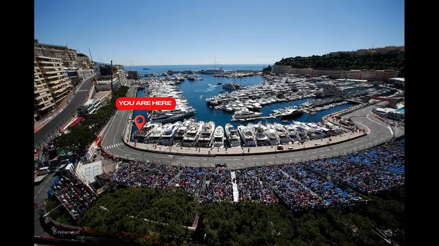 A prime location in the very heart of the Monaco Grand Prix